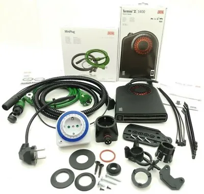 DEFA Termini II 1400W Car Interior Fan Heater Set Kit TIMER 25m + 15m Cables  • $240