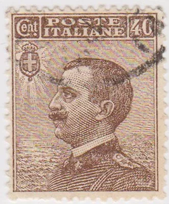 (IT60) 1906 Italy 40c Brown Ow78 • $1