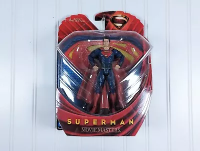 SUPERMAN Man Of Steel Movie Masters 6  Figure 2013 W/ Base On Card New Sealed • $24.95