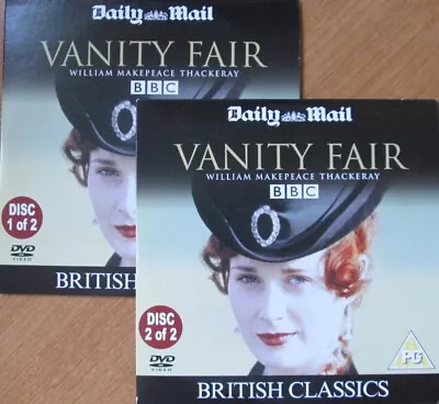 Vanity Fair Dvd William Makepeace Thackeray Nathanial Parker Philip Glenister • £1.98