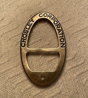 Vintage CROSLEY CORPORATION  Employee Badge Frame Cincinnati OH • $11.99