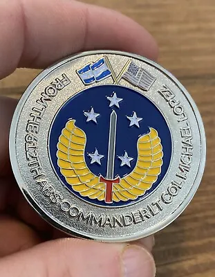 612th ABS Air Base Squadron Commanders Challenge Coin Soto Cano RARE • $2.99