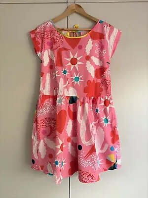 $150 • Buy Handmade Doops Designs Fabric Pink Spells Dress - Made To Order Sizes XS-XL