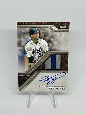 2024 Topps Series 1 Mike Piazza Reverence Patch Auto /10 #TRAP-MP Mets SSP  • $169.99