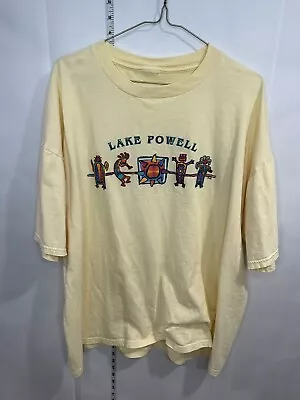 Vintage Lake Powell T-Shirt Dancing Tribal Style Size L No Tag • $19.50