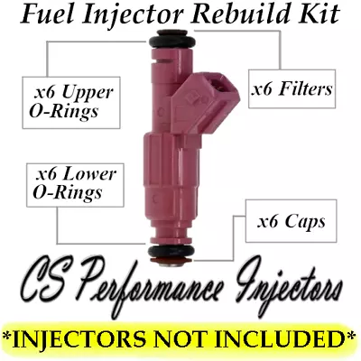 Fuel Injectors Rebuild Repair Kit Fits 0280155832 For 1999 Volvo S80 2.9L I6 • $23.11