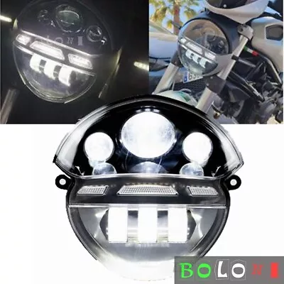 Black HI/LO LED Headlight Projetor Fit Ducati Monster 695 696 796 1100S & EVO  • $239.99