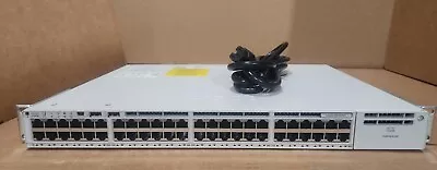 Cisco C9200-48P-E 48-Port Gb PoE+ 1KW AC Switch W/ Network Essentials • $1175