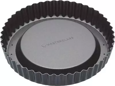 Sponge Flan Tin With Loose Base And PFOA Non Stick Heavy Duty Carbon Steel 20cm • £16.47