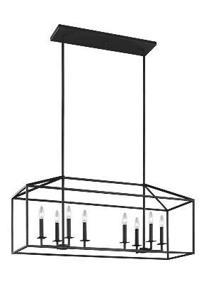 Generation Lighting Perryton 8 Light Blacksmith Chandelier • $19.99