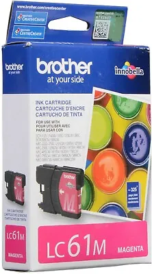 New Genuine Brother LC61 M Ink Cartridge DCP-375CW MFC-255CW MFC-5490CN • $5.70