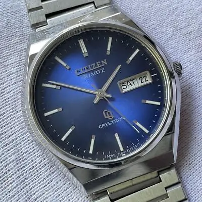 $132 • Buy Citizen Quartz Cq Crystron Men's Quartz Watch (168