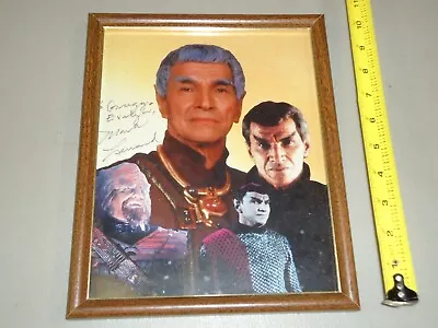 Star Trek NEXT GENERATION Mark Leonard Autographed Framed Photo Picture • $59.99