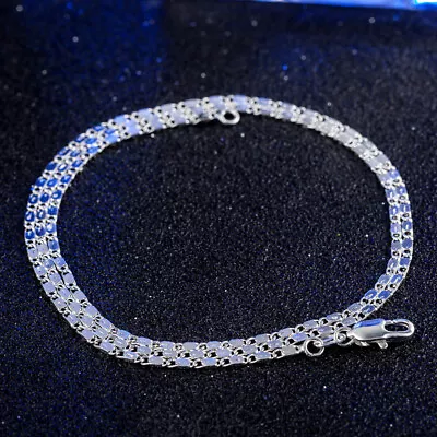 Fashion 925 Silver Plated 2 Mm Chain Men's Women's Necklace 16‘’ 18  20  22  24  • $5.21