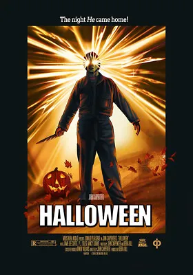1978 Halloween Movie Poster Print Michael Myers Laurie Strode 🎃🔪🎃 • $7.97
