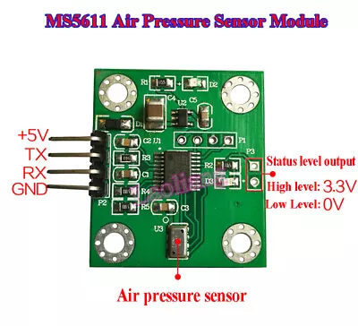 MS5611 High Precision Air Pressure Atmospheric Sensor Height Sensor Module 5V • $10.36