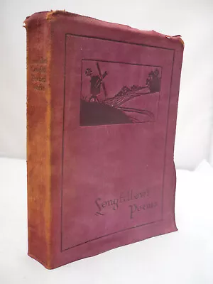 C1916 - Poetical Works Of Henry Wadsworth Longfellow - Suede • £24.95