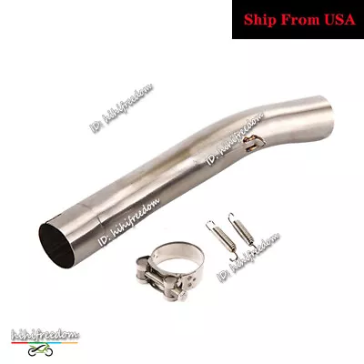 Slip On For Kawasaki Ninja ZX10R 2004 2005 Motorcycle Exhaust Middle Link Pipe • $65.03