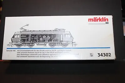 Märklin 34302 Delta Digital Elok Series Re 446 Original Box & All Paperwork • $125