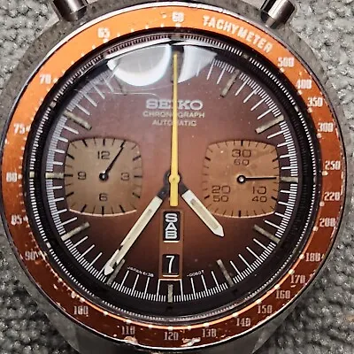 Seiko Bullhead Kinetic Watch. Model # 6138-0049 • $700