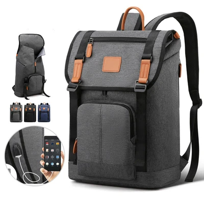 $24.92 • Buy School Backpack Fr Teens Bookbag Travel Daypack Lunch Bag With USB Charging Port