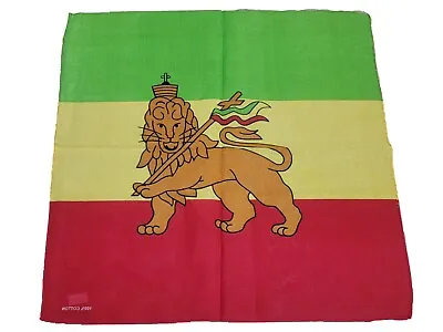 2pcs Jamaica Lion Of Judah Flag Bandana Freedom Banner Headband Rasta Durag Ras • $11.89
