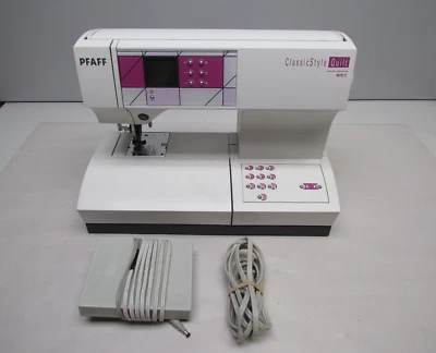 $250 • Buy PFAFF Classic Style Quilt 2027 Sewing Machine Foot Controller +Small Accessories