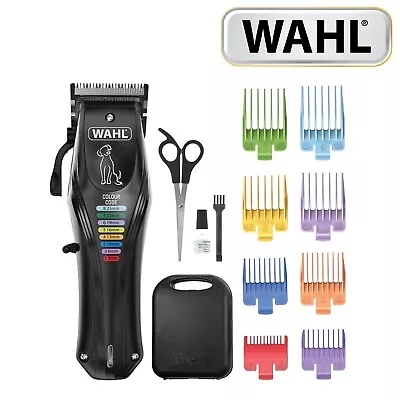 WAHL Colour Pro Rechargeable Corded/Cordless Pet Clippers With Coded Combs  • £59.99