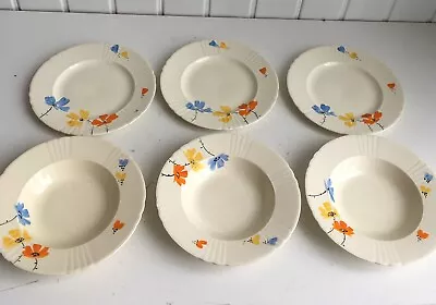 Vintage Myott Son & Co 3 Bowls And 3 Plates FO • £10