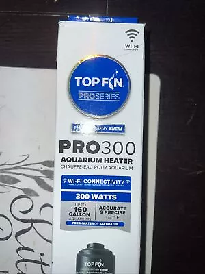 TOPFIN Pro Series Pro 300 Watts Aquarium Heater WiFi Connection (NEW & SEALED) • $14