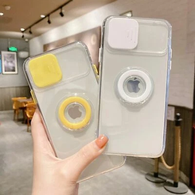 $10.99 • Buy Camera Protector With Ring Holder Phone Case For IPhone 13 12 Pro 11 Pro Max XS 