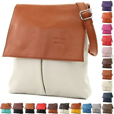 £12.99 • Buy Tote Women's Handbag, Across The Body, Travelling Bag / Coloured /  Leather  Bag