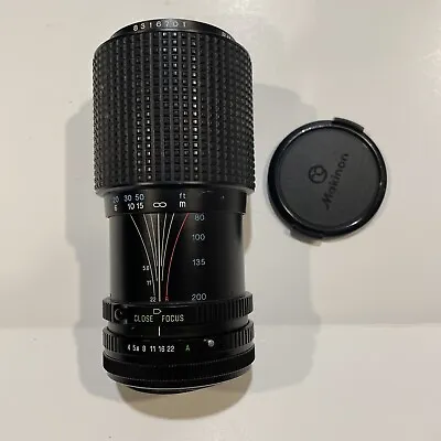 MAKINON MC 80-200mm 1:4.5 Camera Lens With ROLEV M.G. UV 55mm Lens Filter • $10