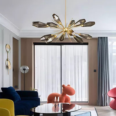 Multi Pendant Lamp Nordic Chandelier Metal Ceiling Light Fixture For Living Room • $299