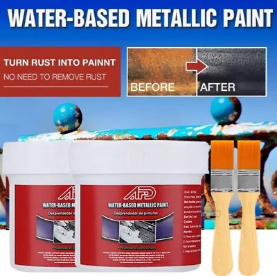 2 PACK Water-Based Metal Rust Remover Multi-Functional Car Metallic Paint Primer • $12.45