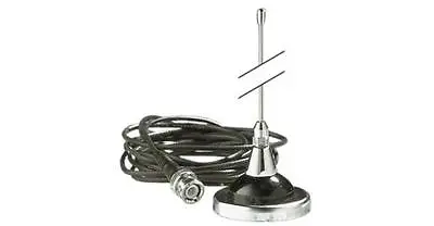 Hustler UGM Magmount Dual Band Antenna 2m-70cm 10' Mini-Coax W/ BNC Connector • $38.32