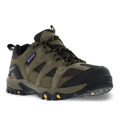 Eddie Bauer Mainland Low Waterproof Hiking Shoes Mens 8 Bungeecord Memory Foam • $38.87