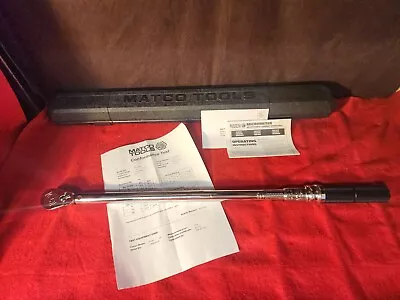 Matco Tools TRC250K 1/2  Drive Torque Wrench 50-250 Ft Lb • $169.99