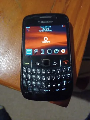 Blackberry Curve 8520 Black Vodaphone 256MB 2.4  Qwerty Mobile Smartphone • £8
