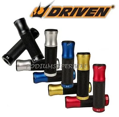 HONDA 1994-2017 CBR600 F2 F3 F4 F4i CBR600RR DRIVEN D3 ALUMITECH ALLOY GRIPS  • $56.69