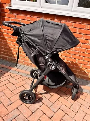 Baby Jogger City Mini GT Single In Black With Rain Cover • £66