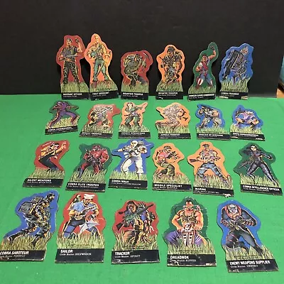 Vtg 1985 GI Joe Commando Attack Game Replacement Cardboard Pieces Lot Of 23 • $14.99