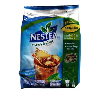 Nestea Black Tea Instant Mixed Powder Unsweetened Iced Brew Thai No Sugar 200 G • £30.25