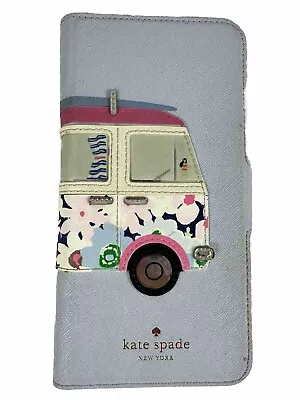 Kate Spade Lavender VW Bus Hippie Surf IPhone 7/8 Plus Case Saffiano Leather • $20