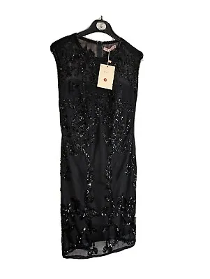 £4.99 • Buy BNWT Black Sequin Mini Dress Size 10