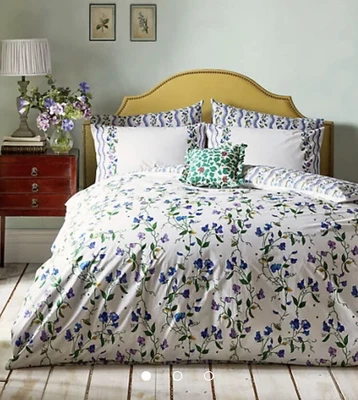 £44.99 • Buy Cath Kidston Sweet Pea Duvet Cover Set Super King Size Brand New 