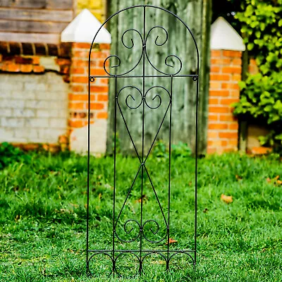 £49.99 • Buy Woodside Hainford Metal Garden Trellis Climbing Plant Support Frame, Pack Of 5