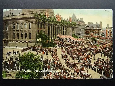 £7.95 • Buy Yorkshire LEEDS The Royal Visit & Procession At City Hall C1908 Postcard