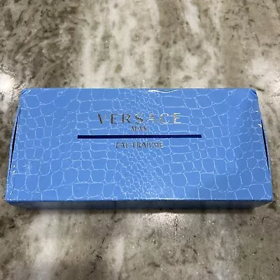 3 Pcs Versace Eau Fraiche Mini Set .17oz/5ml Edt Splash For Men New In Box • $20