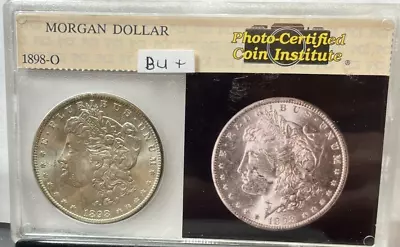 1898-O Morgan Silver Dollar BU+ Condition Blast White With Hint Of Rim Toning • $69